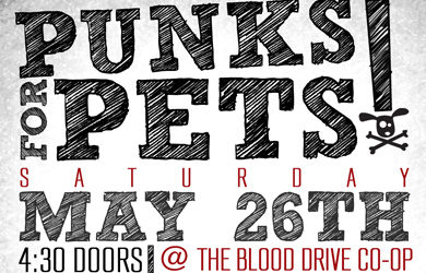 Punks for Pets Poster Design